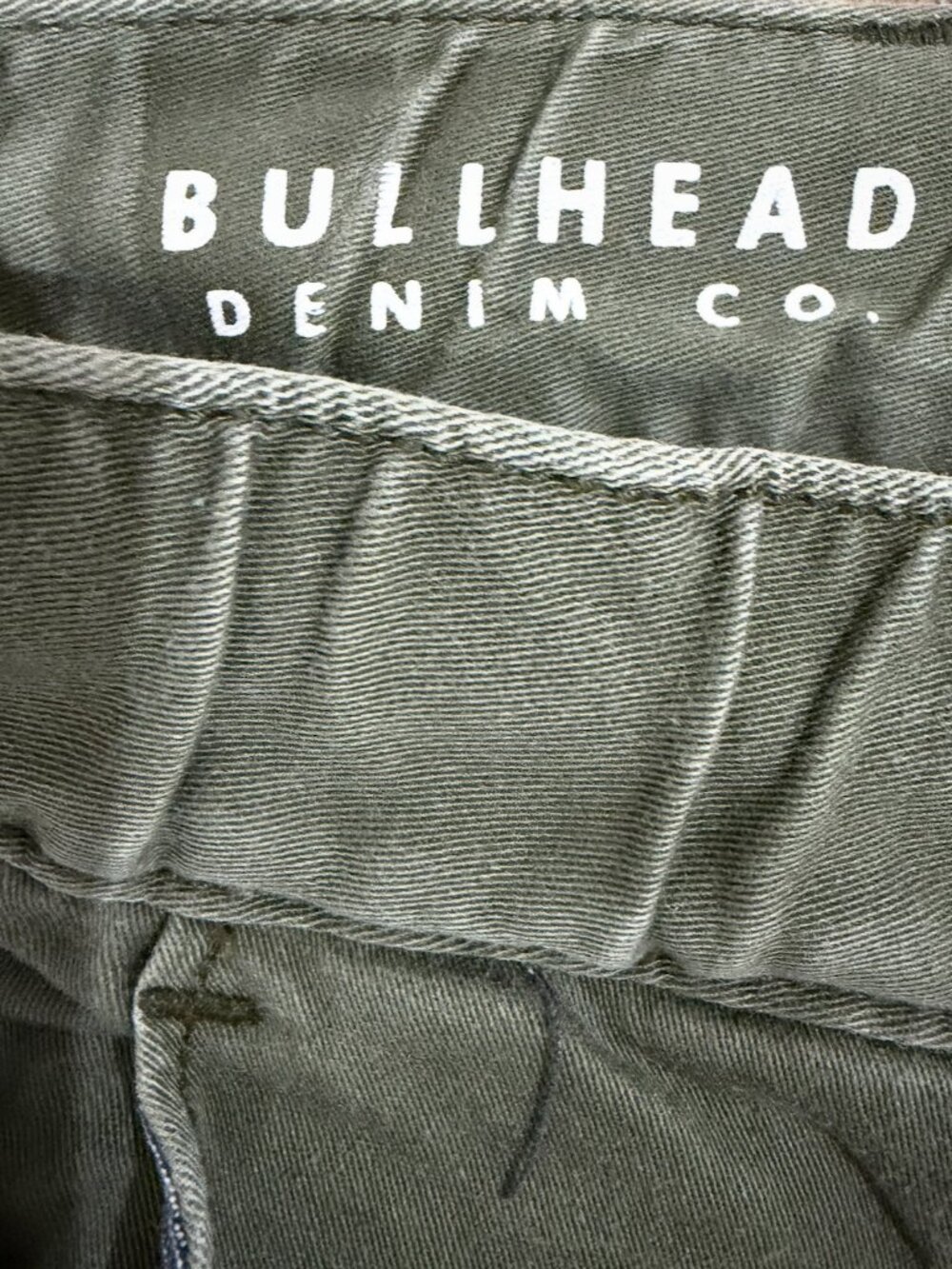 Men's Slim Bullhead Pants Green Olive Size Small - Picture 7 of 11